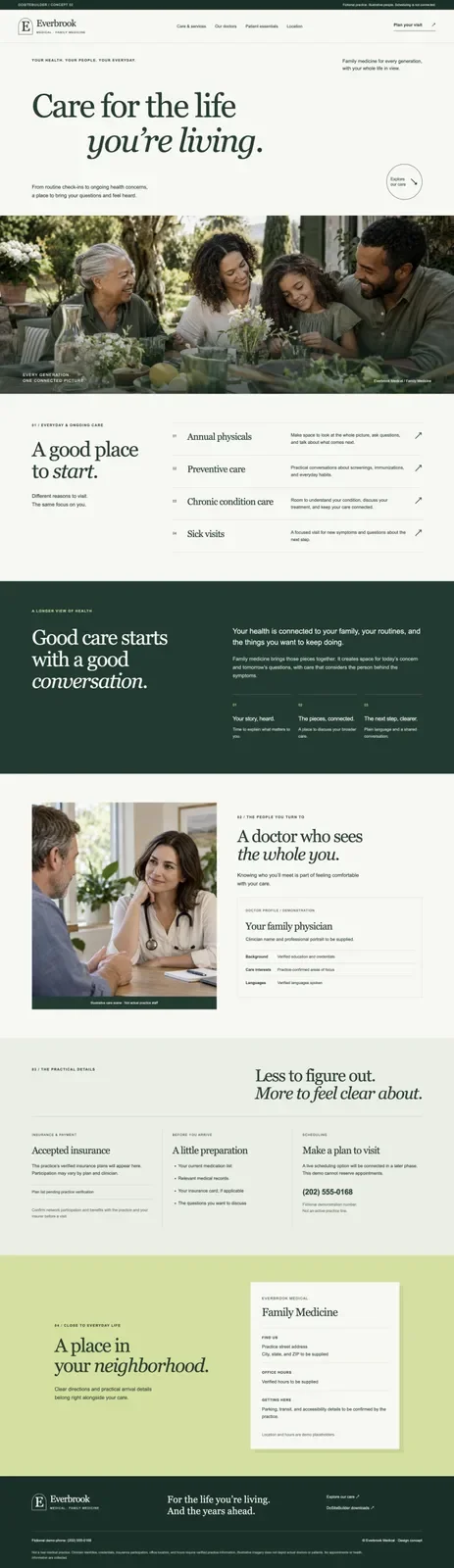 Everbrook Medical — Family Medicine homepage